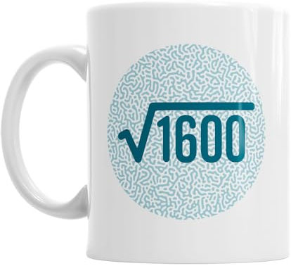 40th Birthday Gift Coffee Mug Present Age 40 Keepsake for Men Women 325 ml