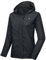 Little Donkey Andy Damen wasserdichte Regenjacke Leichte atmungsaktivem Regenjacke für Outdoor-Windbreaker zum Wandern, Reisen Schwarz M