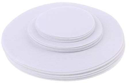 YFairy - Plate Protectors, Set Of 48, Soft Felt Plate Dividers, 3 Sizes, Pan Separator Pads, Cookware Bakeware Pot Stacking Protectors, Dish Scratch Protectors