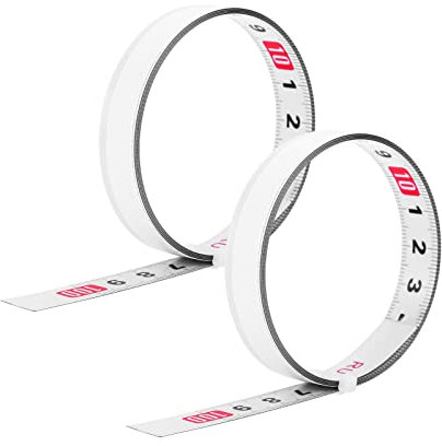 iplusmile Self Adhesive Tape Measure: 6.56 ft Carbon Steel Self Adhesive Measuring Tape Metric Sticky Scale for T-Track Woodworking