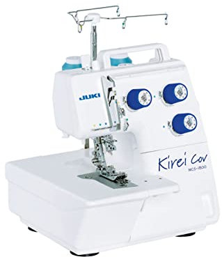 Juki MCS-1800 Kirei Coverlockmaschine inkl. Madeira Aerolock Garnbox 12 x 1200m im Sommer Special Set