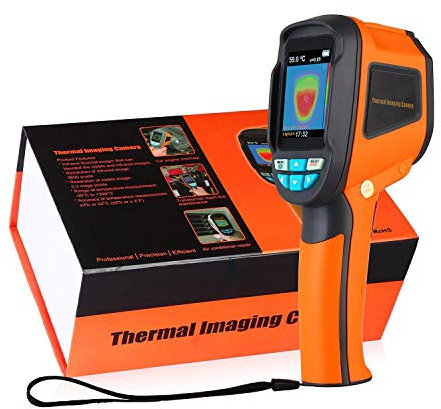 Welight - Videocamera termica a infrarossi professionale con schermo LCD Insulation Imager Pro Portable HD