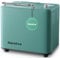 Neretva Máquina para hacer pan 20 en 1, doble calentador, máquina de pan de cerámica antiadherente de 2 libras, todas las máquinas compactas de metal para hacer masa/hilo dental de carne seca