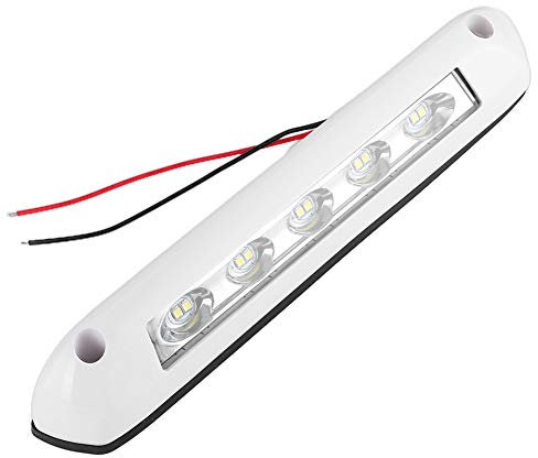 RV LED lumière, 12V/24V RV LED lumière universelle 8W étanche auvent porche lampe Bar camping-car éclairage extérieur
