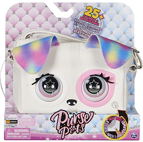 Purse Pets Interaktive Regenbogen-Welpen-Tasche