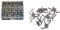 Klemmhülsen Set in praktischer Box mit ca 100 Quetschhülsen (Größen: 0,4 mm - 2,5 mm Innendurchmesser) + gratis Petri Heil! Aufkleber
