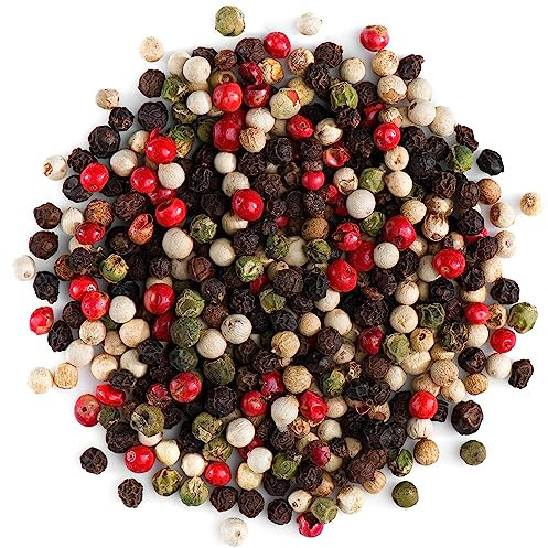 Cuatro Pimientas Colores En Grano - 4 Bayas Mezcla Pimientas Grano -