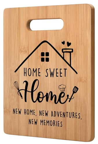 Hauseinweihungsgeschenke für neues Haus, neues Zuhause, Geschenkideen, Home Sweet Home Küche Schneidebrett, neues Zuhause Geschenke für Frauen, neue Wohnung, erstes Zuhause, Hauseinweihungsgeschenke,