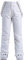 HOTIAN Damen Skihose Hosenträgerhose Snowboardhose Winter Wasserdicht Winddicht Warm Abnehmbare Hosenträger Skilanglaufhose Thermohose Wanderhose Ski Pant White S