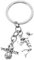 KOMBIUDA Volleyball-schlüsselanhänger Dankesgeschenk Mini-sport-schlüsselanhänger Volleyball-charme Handtaschenanhänger Zinklegierung Hängende Tasche Europäisch Und Amerikanisch Kind