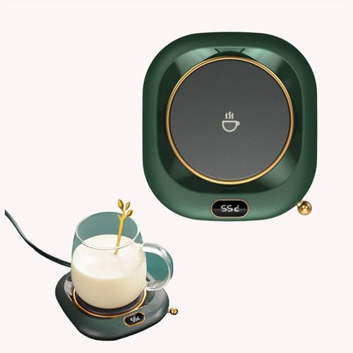 Chauffe Tasse USB TempéRature Constante Intelligente à Quatre Vitesses, Chauffe Tasse USB Bureau, Coussin Chauffant pour RéChauffer des Boissons