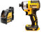 DEWALT DW088CG 2-Way Self Levelling Cross Line Green Beam Laser with Carry Case & DCF887N XR 18V 3 Speed BL Impact Driver Naked-Body ONLY, 18 W, 18 V, Multi, Bare Unit