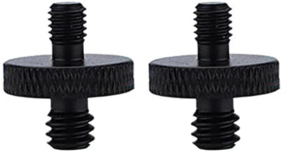Fcnjsao 2x M4/M5/M6/M8/M10 Male to 1/4-20 Male Tripod Screw Adapter Camera Mount Converter