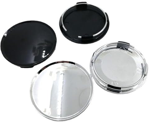 4 Stück Nabendeckel, Für Kia Sorento Cerato Pegas Carnival KX CROSS Borrego, Auto Zubehör, Dekoration Abzeichen, Sonnenschutz Wasserdicht, Aufklebern,B-Black