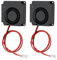 Be In Your Mind 2pcs 5V 4010 DC Micro Bearing Turbine Blower Cooling Fan 40x40x10mm Brushless Hydraulic Bearing with Terminal Wire for Laptop Motherboard 3D Printer