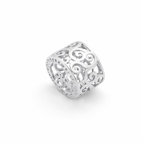 TALISMAN JEWELLERY Charm/Anhänger aus 925er Sterlingsilber für Schlangenketten-Armbänder - Triskel Celtic Triskel, 9 mm, ohne Armband, Sterlingsilber 925