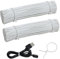 YYCLIPY 1000 Pcs Twist Ties Food Bag Ties Twists Candy Ties with Iron Wire Reusable Bag Ties Suitable for Kraft Paper Bags Cake Bags Gifts Snacks Party Supplies Kitchen Home (White 0.45 x 100 mm)