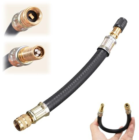 ComedyKing Universal Flexible Tire Valve Extenders, 2024 Neu Universelle Flexible Reifenventilverlängerungen, Ventilverlängerung Autoventil für universelle Autos LKWs Motorräder Fahrräder (100mm)