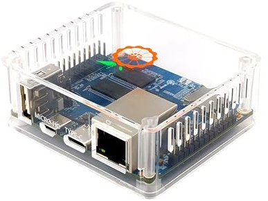 Orange Pi Zero 2 Allwinner H616 Quad Core 64 Bit Open-Source, 1 GB, Mini-Computerplatine, kompatibel mit Android10, Ubuntu, Debian (Board + Case)