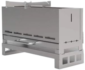 Brasero, Poêle portatif de brasero Camping pliant, four feu camp extérieur brûleur à bois chauffage pique-nique Ajoutez Plus de Plaisir