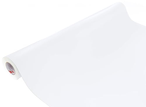 DecoMeister Vinilo para Ventanas Privacidad 126x300 cm - Lámina Adhesiva para Cristales con Protección UV - Película Esmerilada Autoadhesiva para Baño, Cocina y Oficina - Blanco Mate Opaco