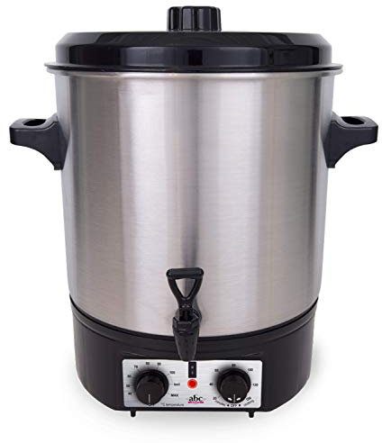 ABC A737.004 Stérilisateur Minuterie et Robinet avec Thermostat Inox