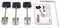 CISA 106520501, Cofanetto 3 Chiavi Corte per Serratura Ricifrabile New Cambio Facile