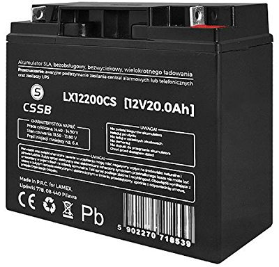 CSSB Gel Battery LX12200 12V 20Ah