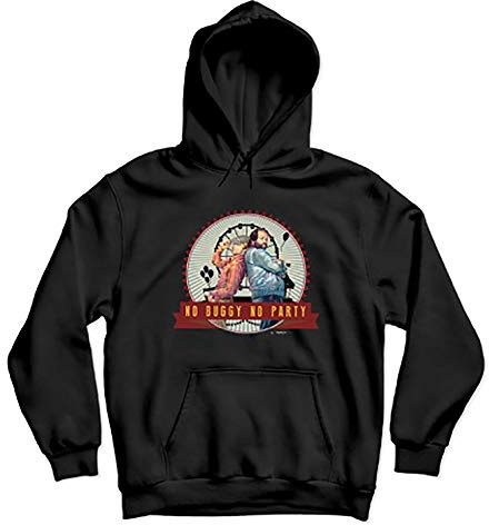 Terence Hill Bud Spencer Hoodie - No Buggy No Party - Zwei wie Pech und Schwefel (schwarz) - Renato Casaro Edition