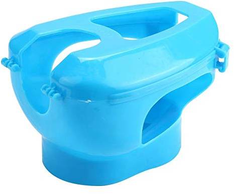 Fixed Mount,Plastic Pigeon Holder for Injection Feeding Fixed Mount Bird Supply(Blue)