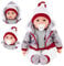 Bibi Doll - 20 Lifelike Large Size Soft Bodied Baby Doll Girls Boys Toy With Dummy & Sounds (Grey)