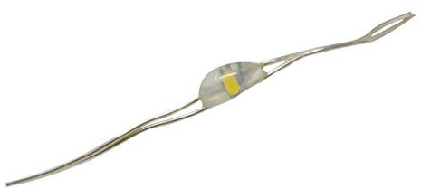 EGB silberfarbige LED Draht-Lichterkette, 20 warmweiße LEDs, Batterie & Timer