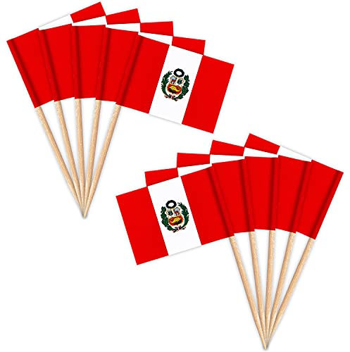ZXvZYT Zahnstocher-Flagge (Peru)