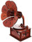 TOYANDONA 1ensemble Puzzle Bois Modèle De Gramophone Vintage à Assembler pour Garçon Fille Et Décoration Intérieure Améliore La Concentration Coordination des Mains Jouet Éducatif