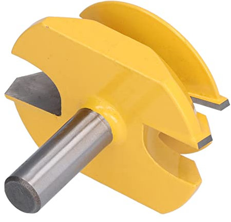 Mèche de toupie à onglet verrouillable, fraise à tenon pour le travail du bois de 2-3/4 po de diamètre en carbure de tige de 1/2 po pour le bois pour la gravure pour le perçage pour les