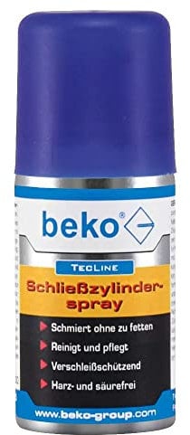TecLine Schließzylinderspray 50 ml - reinigt, schmiert und pflegt Schlösser