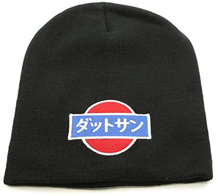 Datsun Beanie, Kanji-Logo, Schwarz, 510 Fanatiker, Schwarz, Einheitsgr��e