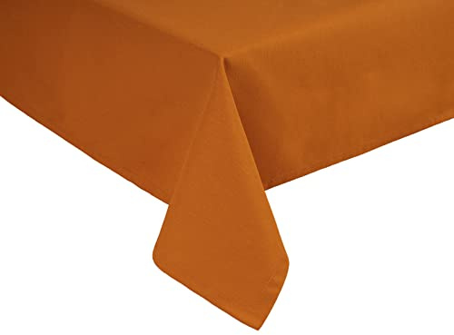beties „Wunschton“ XL Mitteldecke ca. 110x110 cm - in großer Sortiments- und Größenauswahl – EIN idealer Begleiter in Unifarbe (sanddorn-orange)