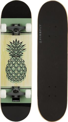 Firefly Unisex Skateboard 505, Wood/Grey Dark/White, One Size