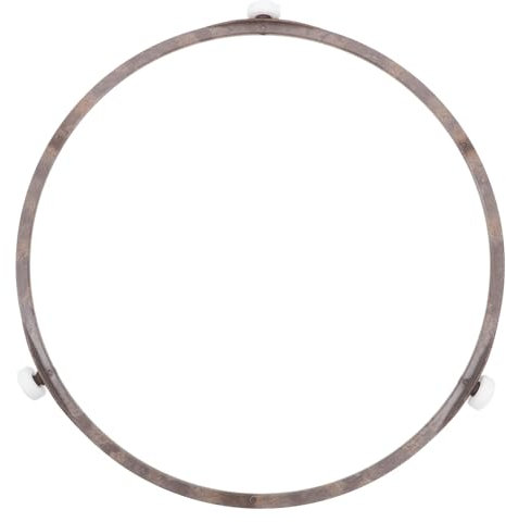 Anello Girevole per Microonde con Rulli 1.4 Cm, Supporto per Piatto Girevole in Plastica, Accessorio per Forno a Microonde, 22 Cm