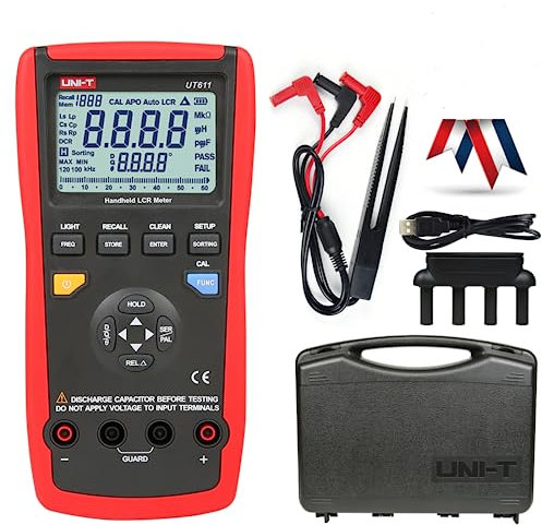 UNIT UT612 Kapazitätsmesser LCR Meter 20.000 Insolution Resistance Meter mit LCD-Hintergrundbeleuchtung