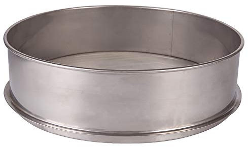 BCOMFY Diameter 30CM Height 6CM SUS All Stainless Steel Sieve For Electric Vibrating Machine Optional Mesh (Size : 120 MESH)