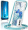 Funda Samsung Galaxy S23 FE con Cuerda,Liquida Fundas Samsung Galaxy S23 FE con Colgante Ajustable Collar Carcasa Transparente Silicona TPU Antigolpes Protector Case Brillante Galaxy S23 FE Funda