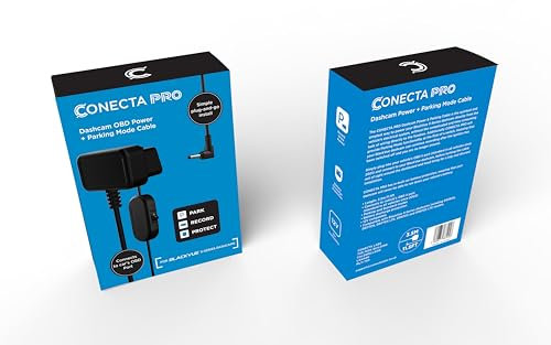 BlackVue Conecta PRO OBD Power + Parking Mode Cable for Easy Hardwire Installation X Series Dash Cams