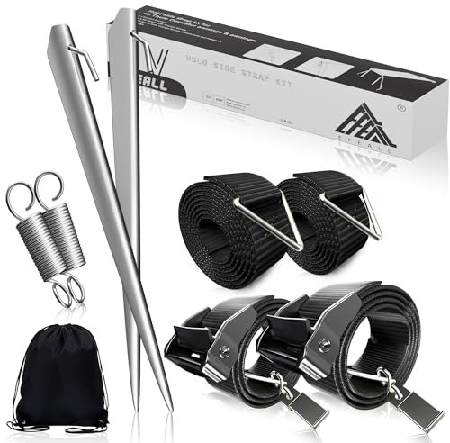 EFEALL Juego de toldos para Thule Omnistor para Equipamiento de Autocaravana Thule, Banda para toldo, toldo para Caravana, Kit de Correa con Correa para tormenta, Accesorios para autocaravanas con