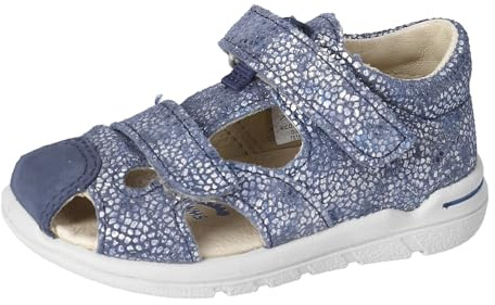 RICOSTA Mädchen und Jungen Kletthalbschuhe Kasi, Kinder Lauflernschuhe, Weite: Mittel, Laufschuhe, Klettschuhe, Sneaker, Halbschuhe, Reef (180), 23 EU