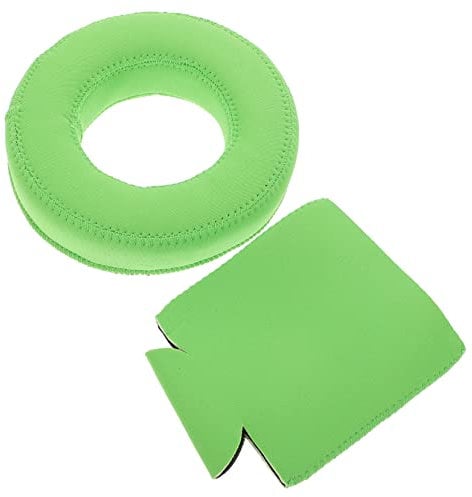 AOKWAWALIY 1 Set Auftriebsbecher-Set, Outdoor-Trinkgeschirr, Getränke, Pool, Schwimmer, Geburtstagshut, Erwachsene, aufblasbare Untersetzer, Pool-Getränkehalter, Tauchtuch, Strandresort, Neopren,