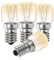 VIIVUU Oven Lamp E14.15 W Light Bulb Heat Resistant up to 300 Degrees Dimmable Light Bulb Warm White 2700 K Oven Bulb for Oven (Neff, Whirlpool, Philips, Bosch), Microwave, Fridge Lamp, Pack of 4