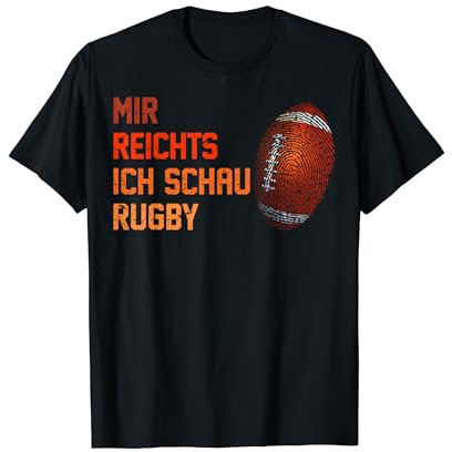 Rugby Spieler Lustiges Mir Reichts Ich Schau Rugby T-Shirt