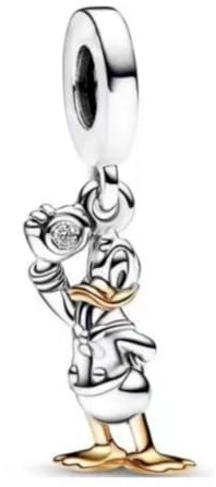 GHMIOU Charms 925 Sterling Silber Charm Anhänger für Armband Charm Bead Pendant für Europäische Armbänder Halsketten Schmuck Geschenk für Damen Frauen (Donald)
